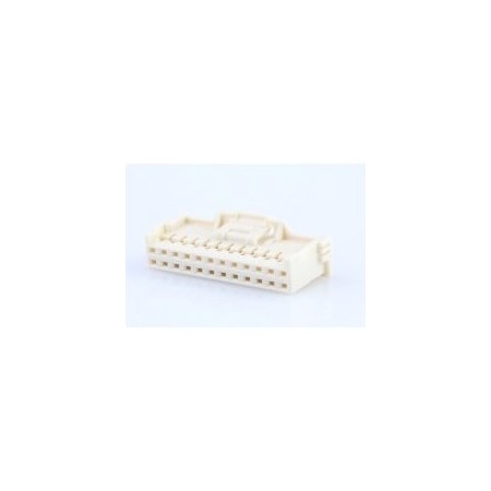 Molex 2.0 W/B Dual Grid Rcpt Hsg 24Ckt Beige 501646-2400